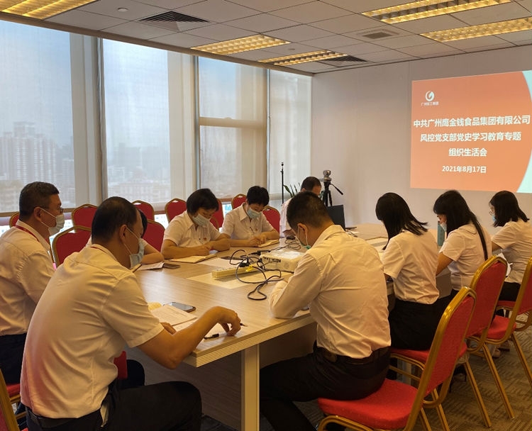 Kaiyun体育公司各党支部召开党史学习教育专题组织生活会